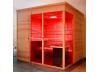 Kleurentherapie voor in de sauna led paneel rode kleur