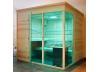 Kleurentherapie voor in de sauna led paneel cyaan blauw