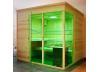 Kleurentherapie voor in de sauna led paneel groene kleur