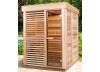 Pure Cube sauna extérieur 40 mm - 173 x 173 cm