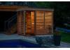 Pure Cube sauna extérieur 40 mm douche - 254 x 173 cm