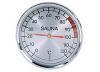 Thermometer - Zilver - Rond 100 x 20 mm