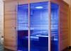Kleurentherapie voor in de sauna led paneel blauw kleur